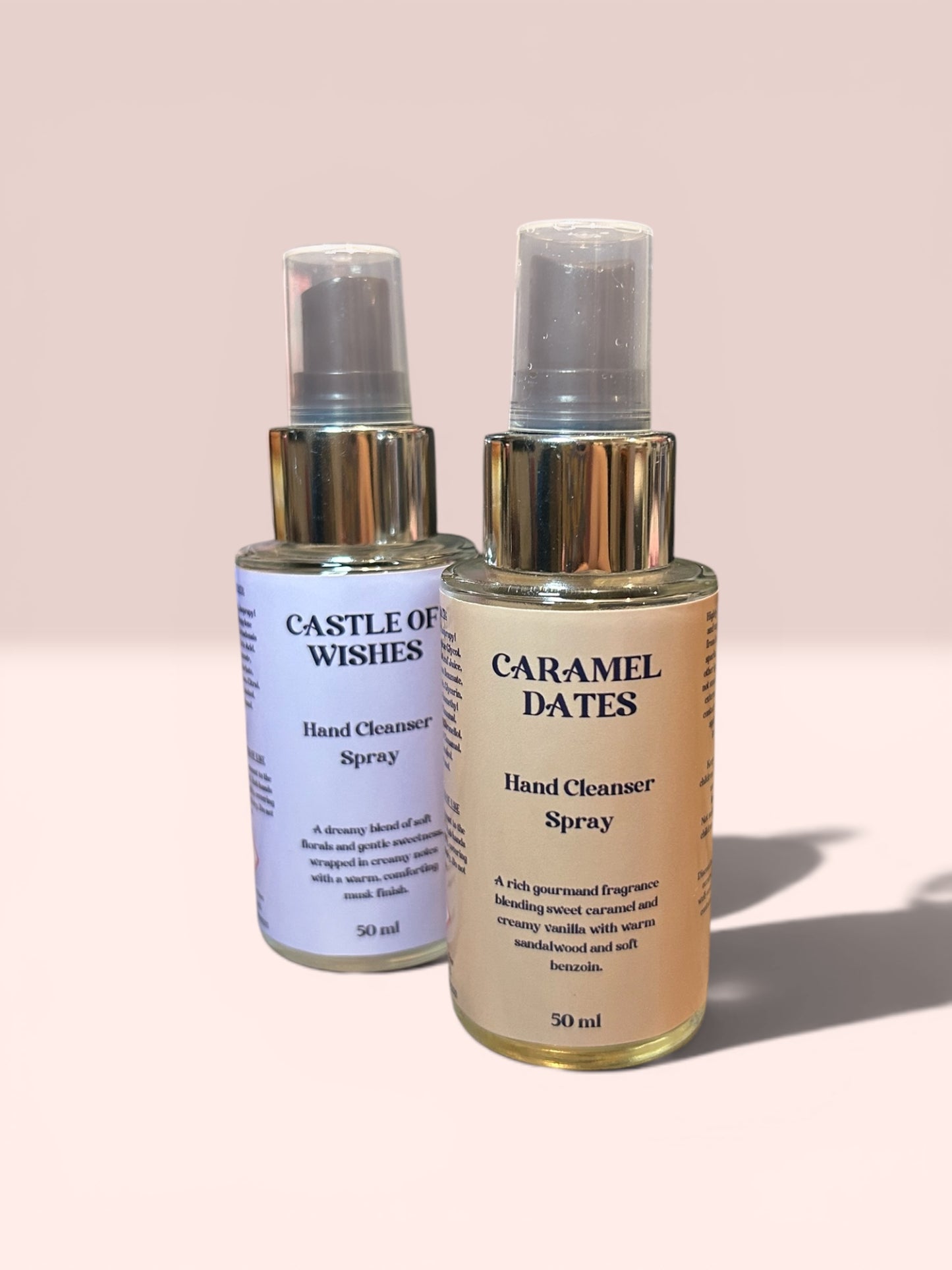 Hand cleanser spray
