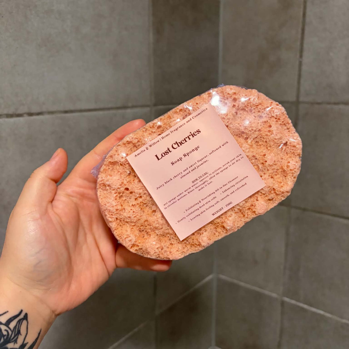 Forbidden Cherry Soap Sponge