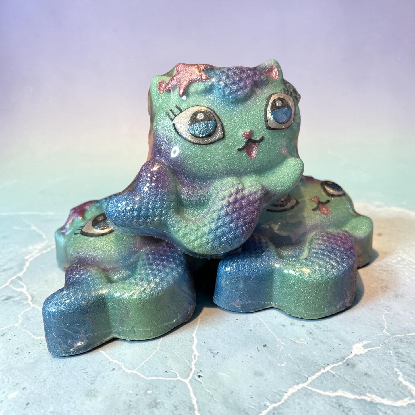 Gab mermaid bath bomb 130g lullaby baby scent