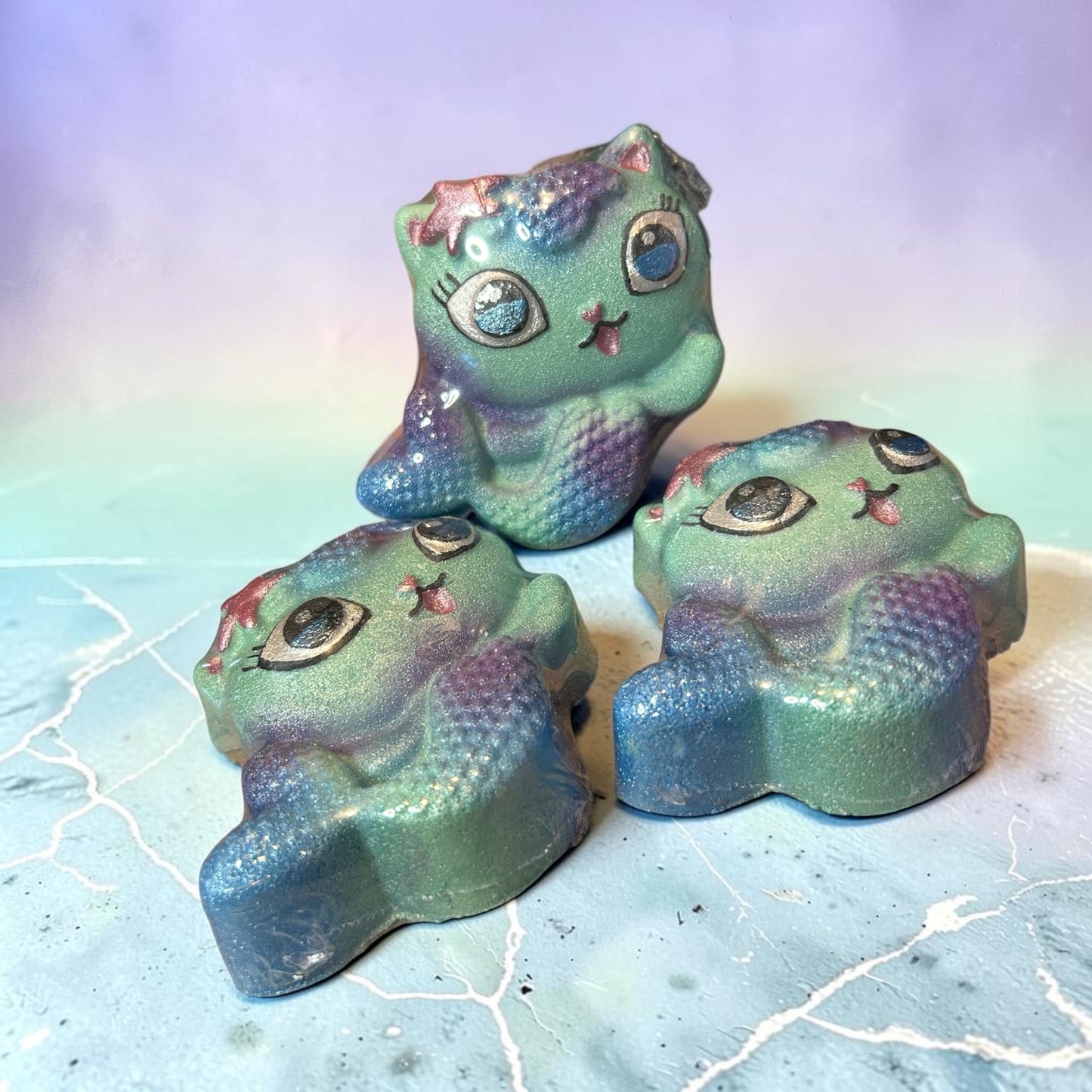 Gab mermaid bath bomb 130g lullaby baby scent