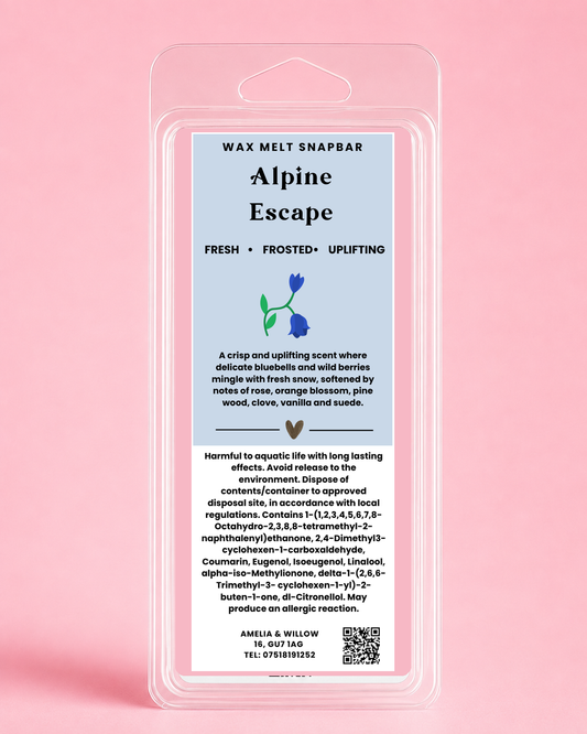 Alpine Escape Wax Melt Snap Bar
