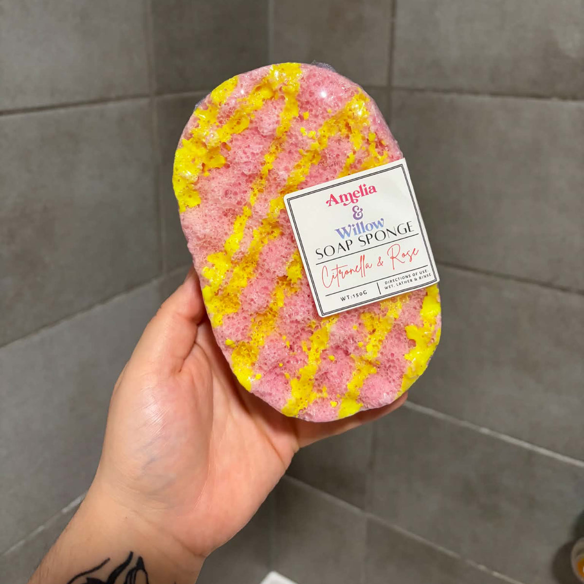 Citronella & Rose Soap Sponge
