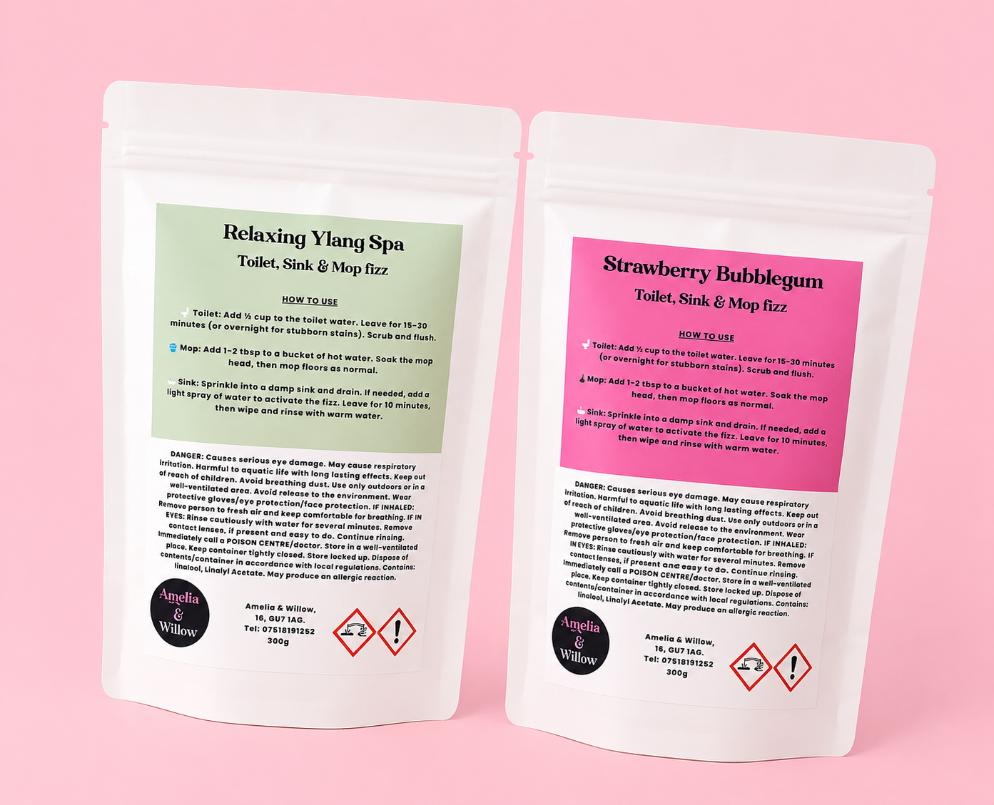 Toilet, Sink & Mop Fizz Powder