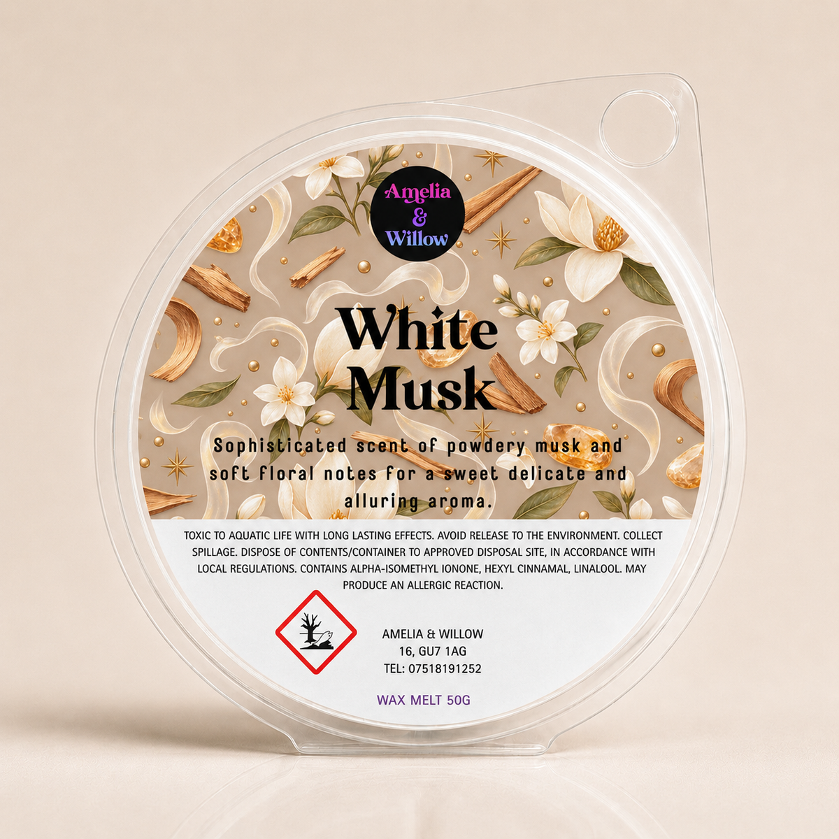 White Musk Wax Melt – 50g