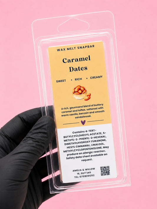 Caramel Dates Wax Melt Snap Bar