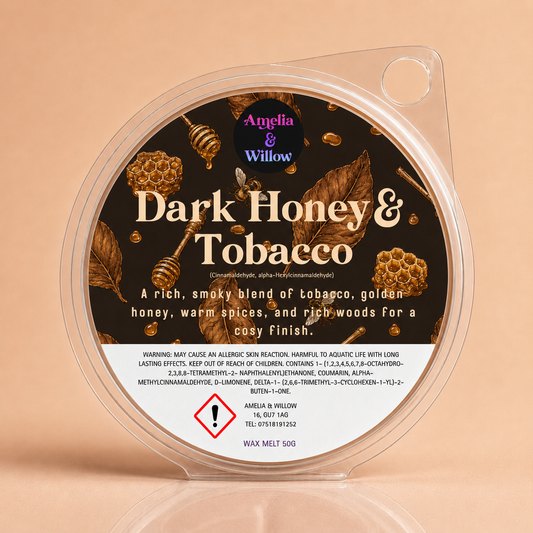 Dark Honey & Tobacco Wax Melt – 50g