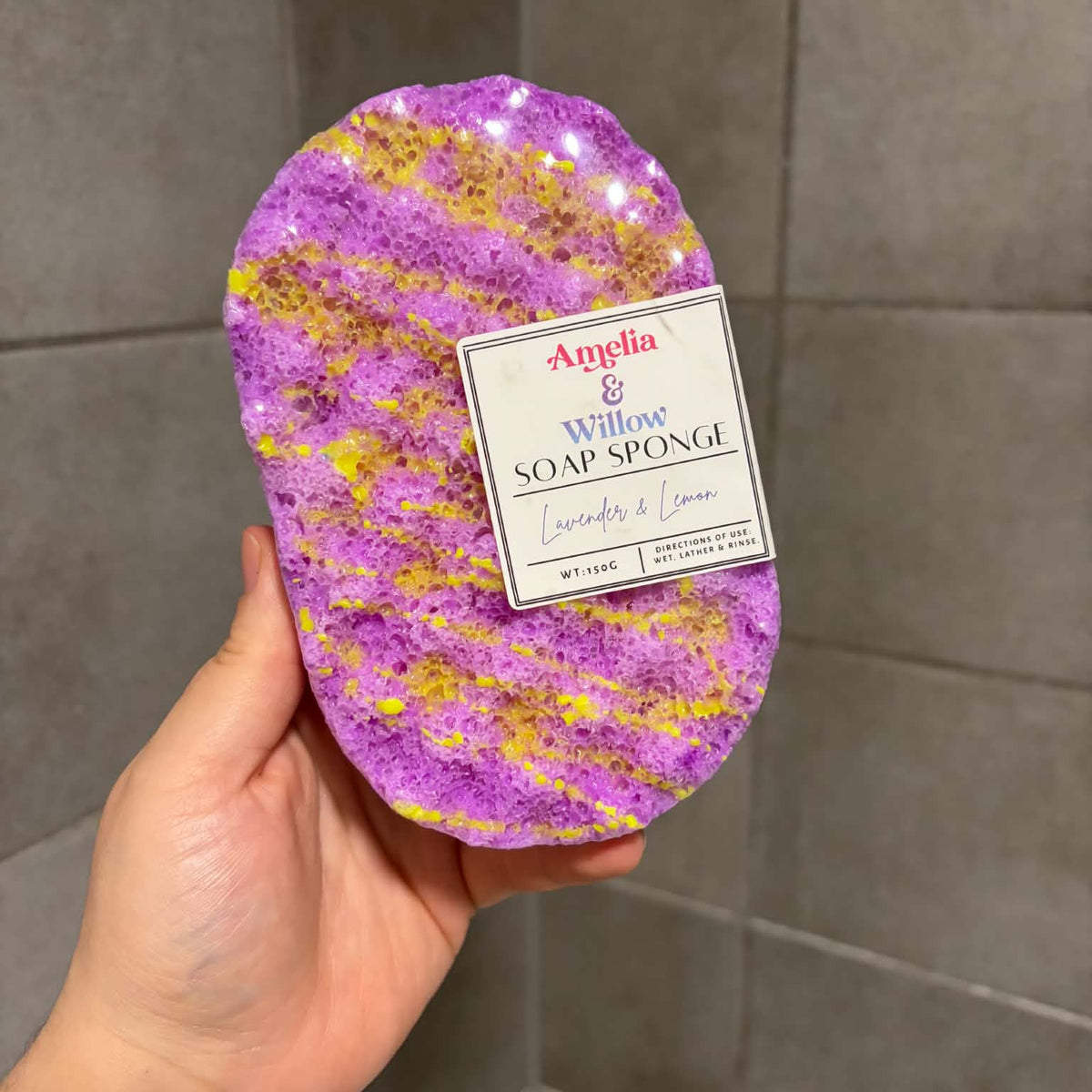 Lavender & Lemon Soap sponge