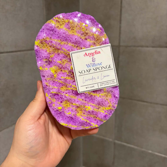 Lavender & Lemon Soap sponge