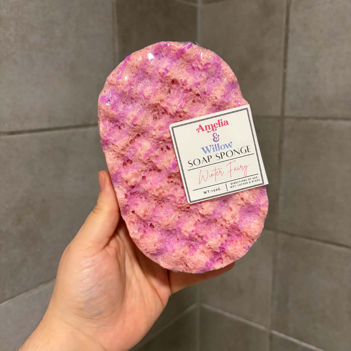 Winter Fairy Soap sponge