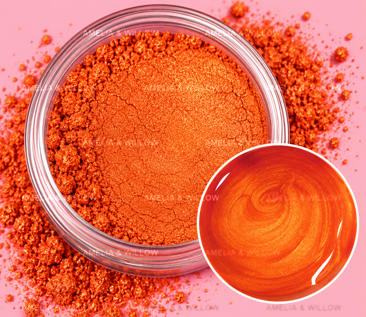 Apricot Ember Mica Powder – 20g
