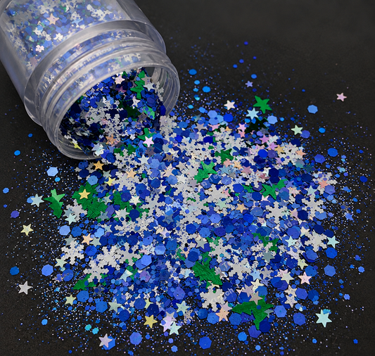 emerald forest glitter falling out of pot