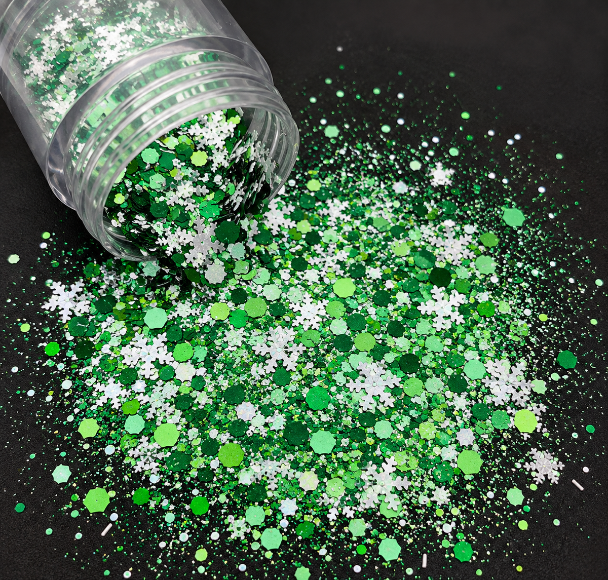 grinchmas glitter falling out of pot