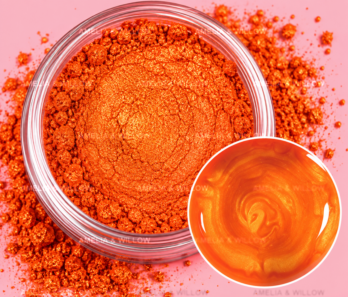 Tangerine Glow Mica Powder – 20g