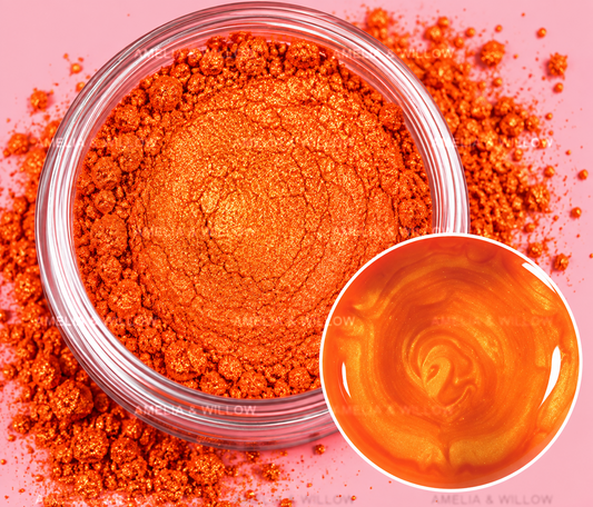 Tangerine Glow Mica Powder – 20g